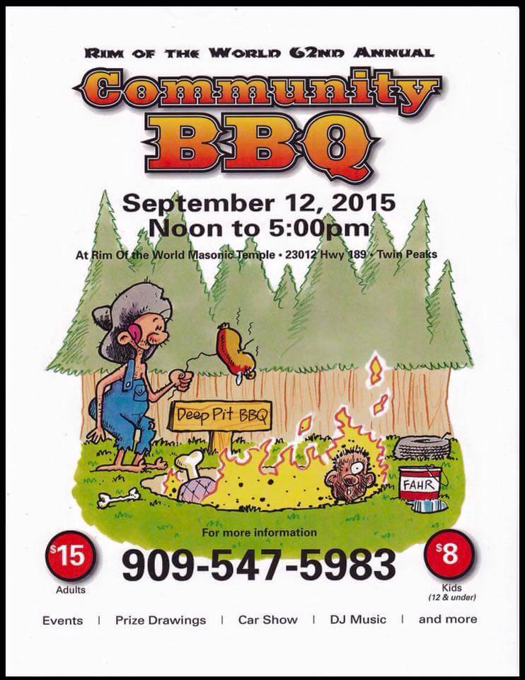 Rim of the World 62nd Annual Community BBQ