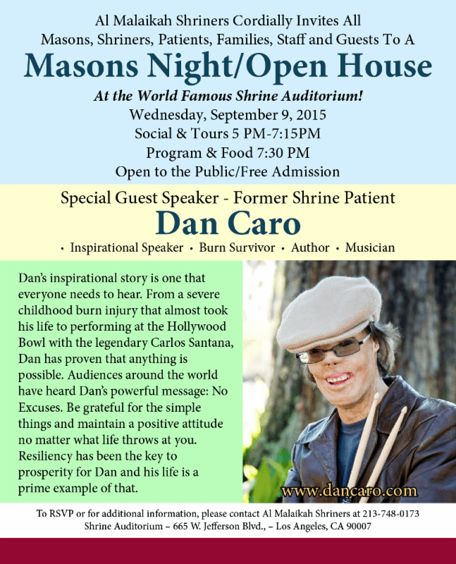 Al Malaikah Shriners – Masons Night / Open House