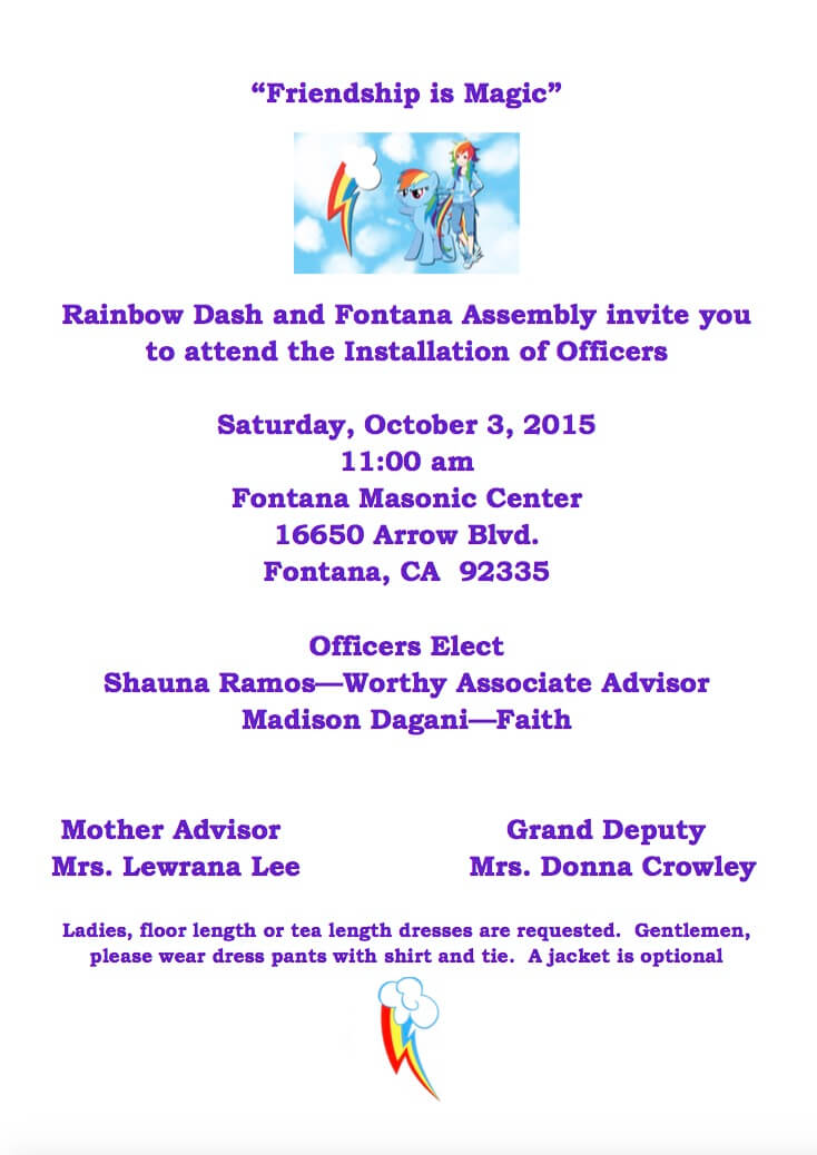 Friendship is Magic – October 3