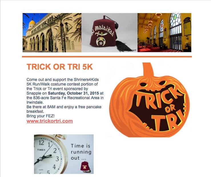 Trick or Tri 5K