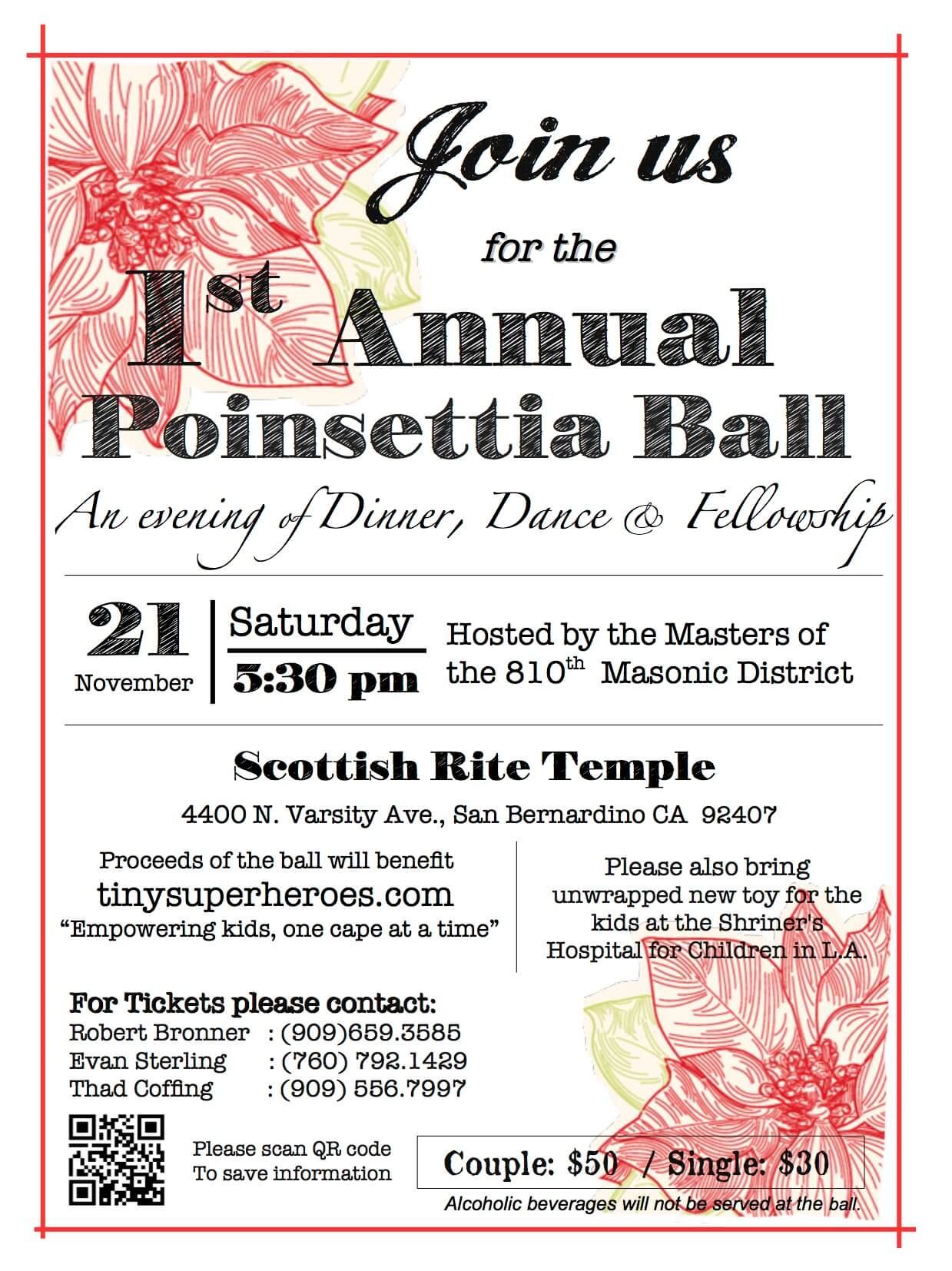 First Annual Poinsettia Ball
