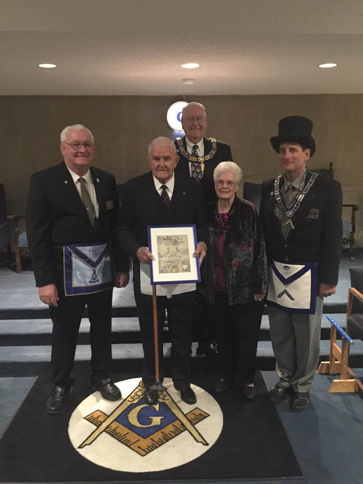Charlie Ash 50 Year Golden Veteran Award