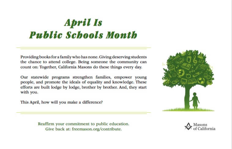 April Is Public Schools Month