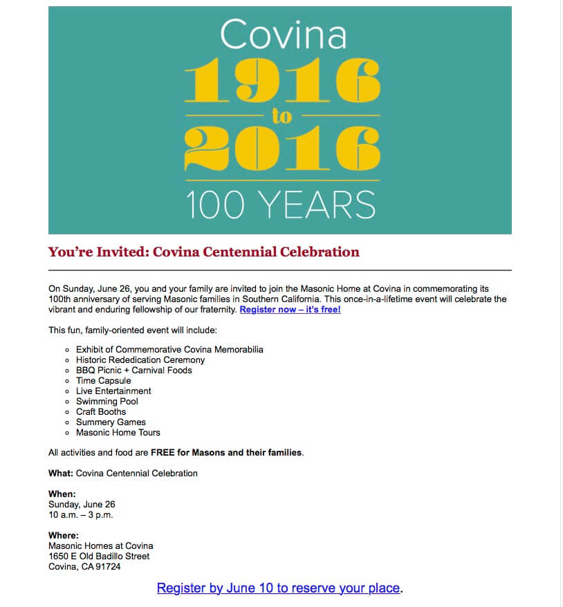 Covina Centennial Celebration