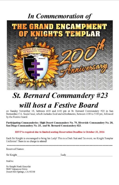 The Grand Encampment of Knights Templar