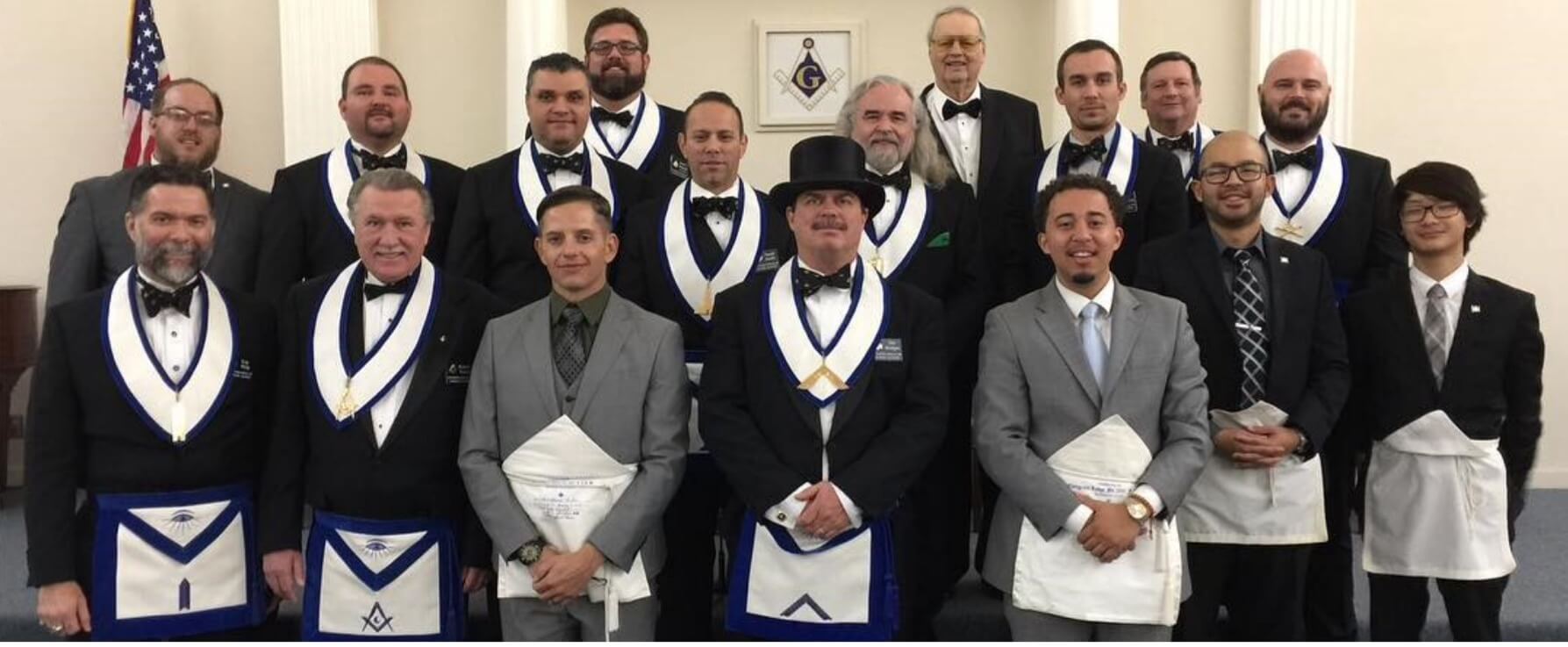 Evergreen Lodge 259 Newly Obligated Brothers