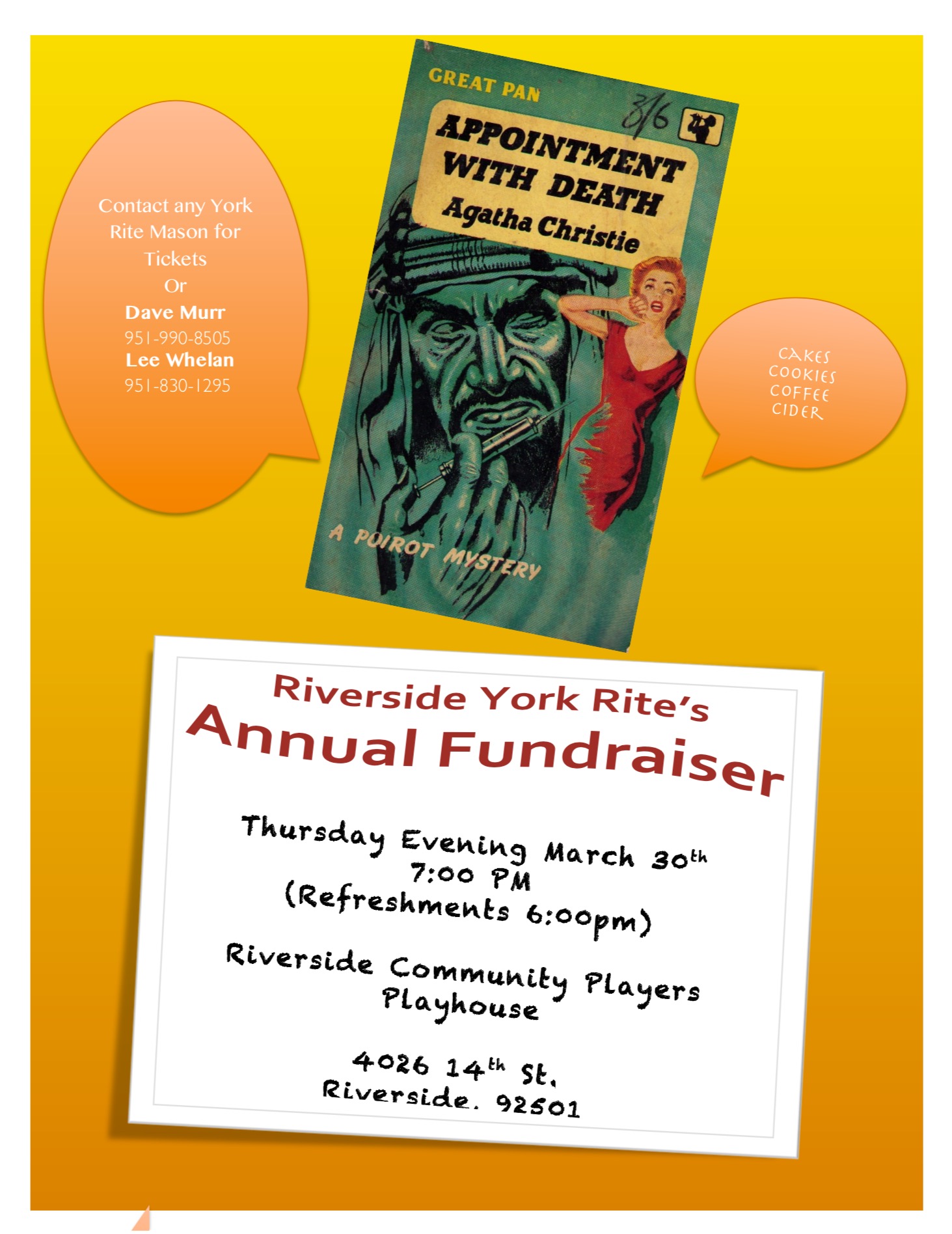 Riverside York Rite Annual Fundraiser
