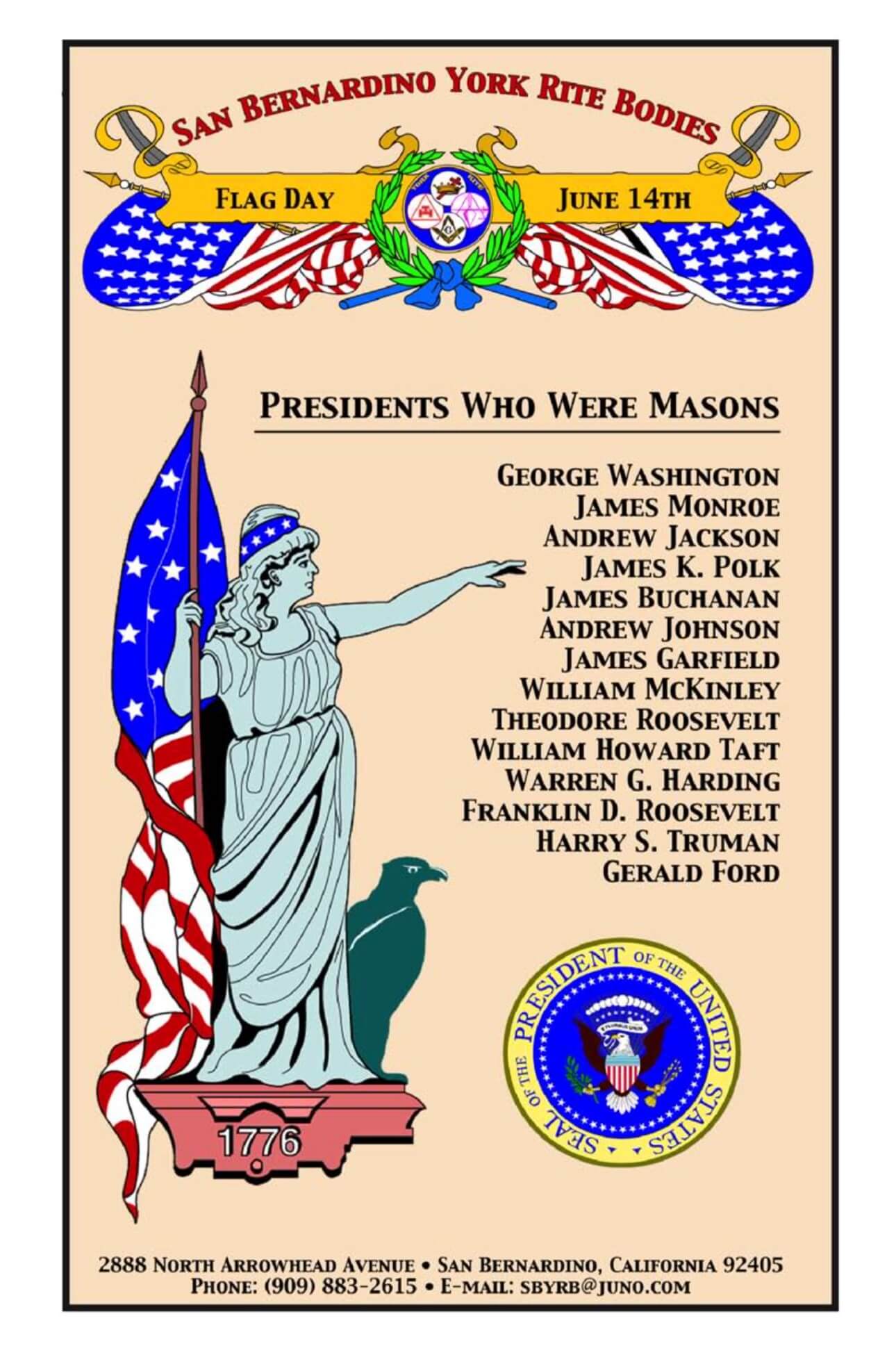 Presidents Who Were Masons