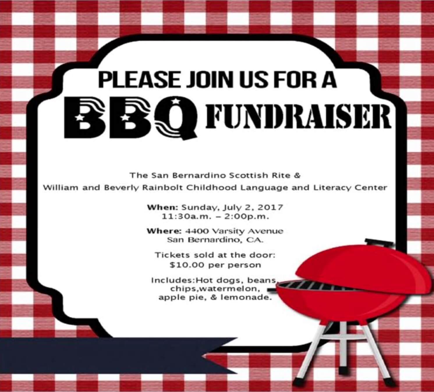 San Bernardino BBQ Fundraiser