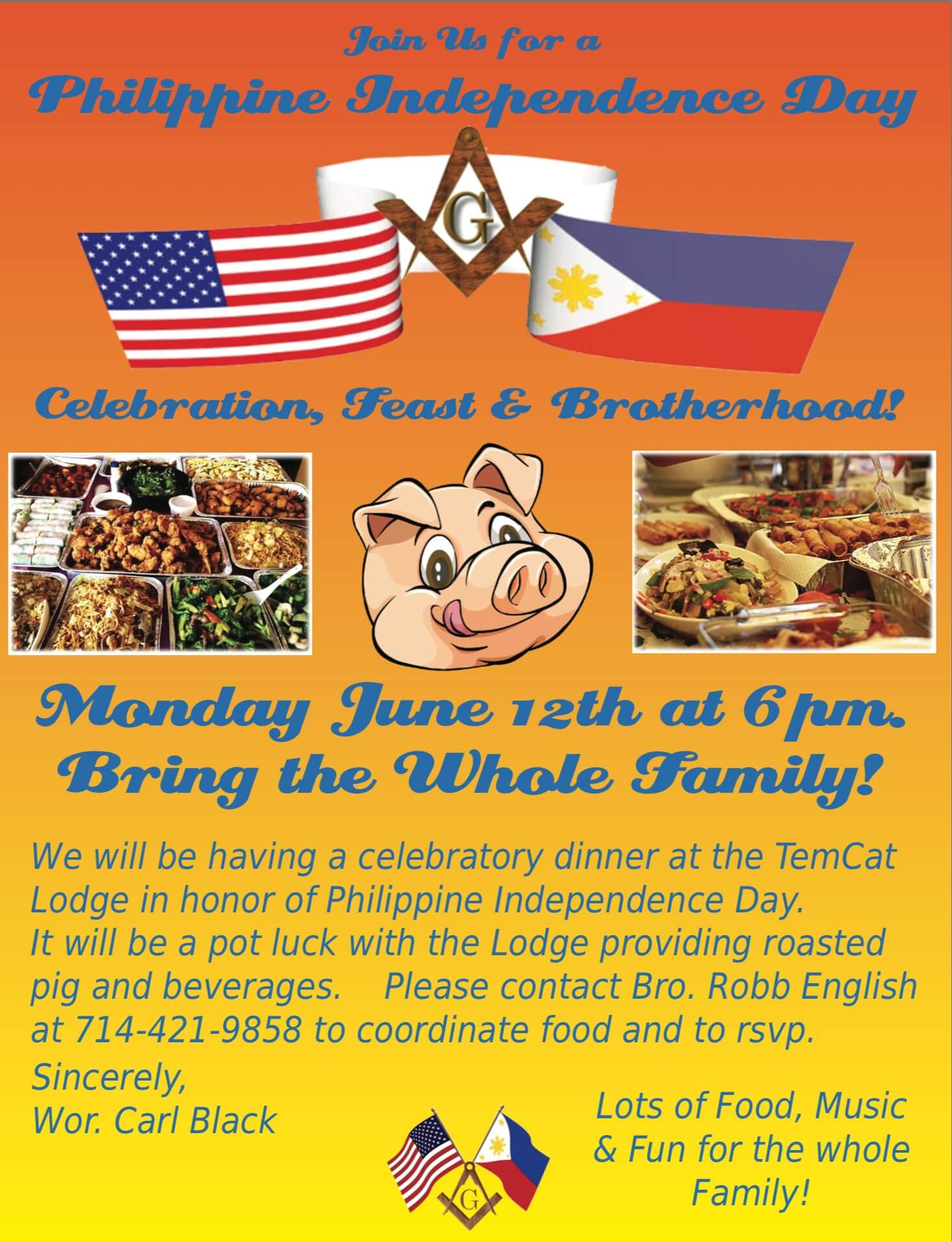 Philippine Independence Day – Temecula Catalina Lodge #524