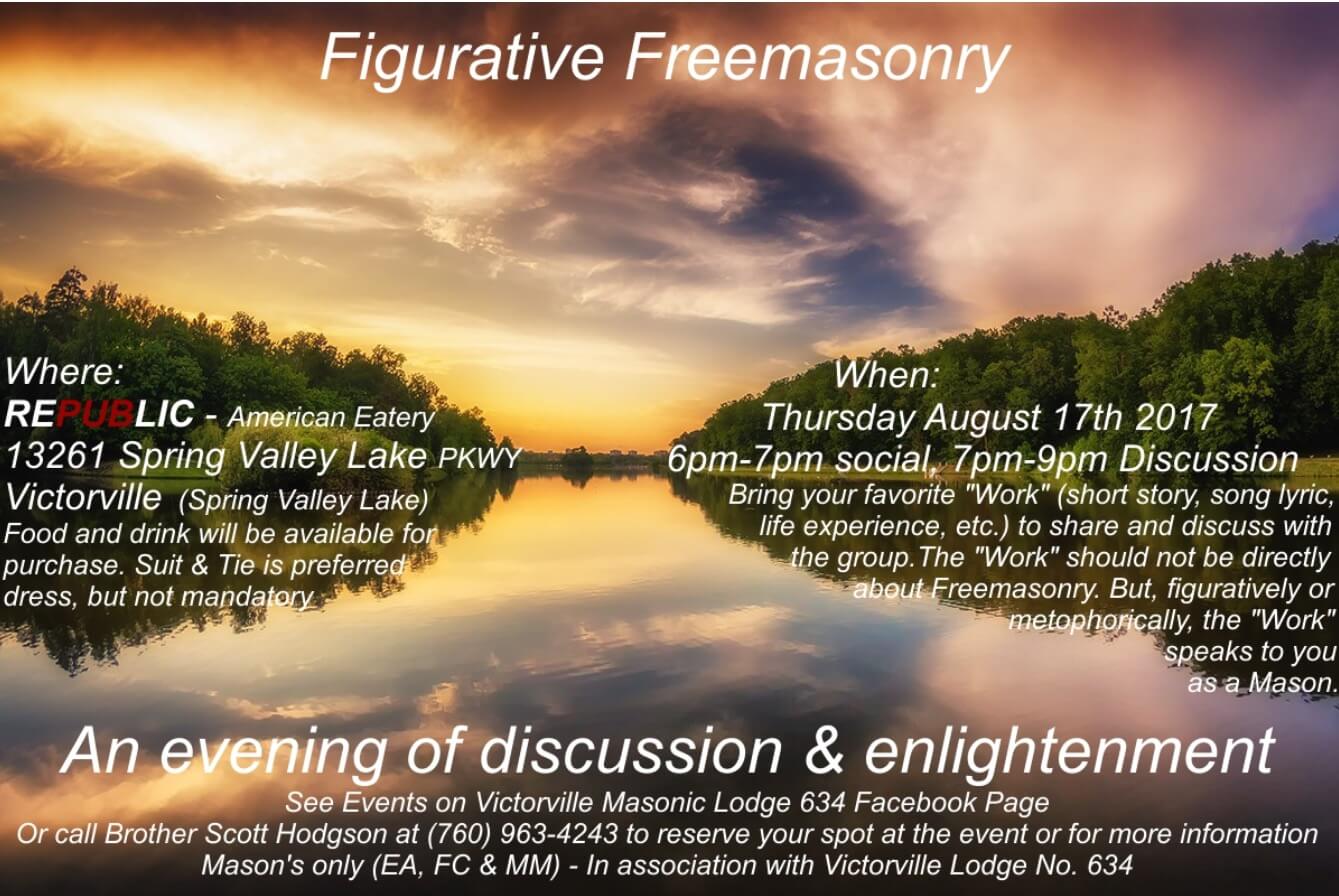 An Evening Of Discussion & Enlightenment August  17, 2017