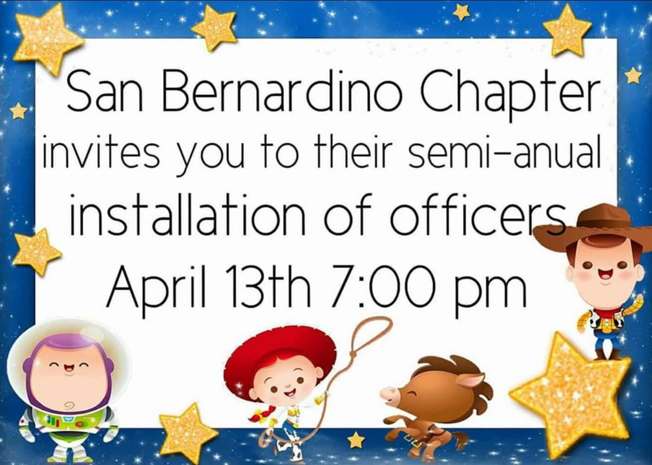 San Bernardino Chapter Order of DeMolay – Semi Annual Installation of Officers